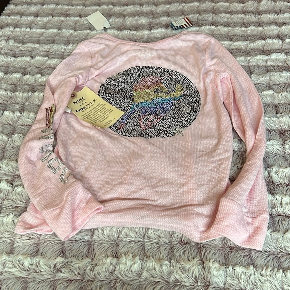 Butter Girl Sequins long sleeve top size medium